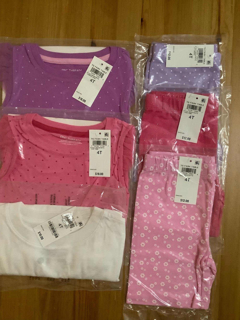 Epic Threads ~Girls 4T~6 pcs.